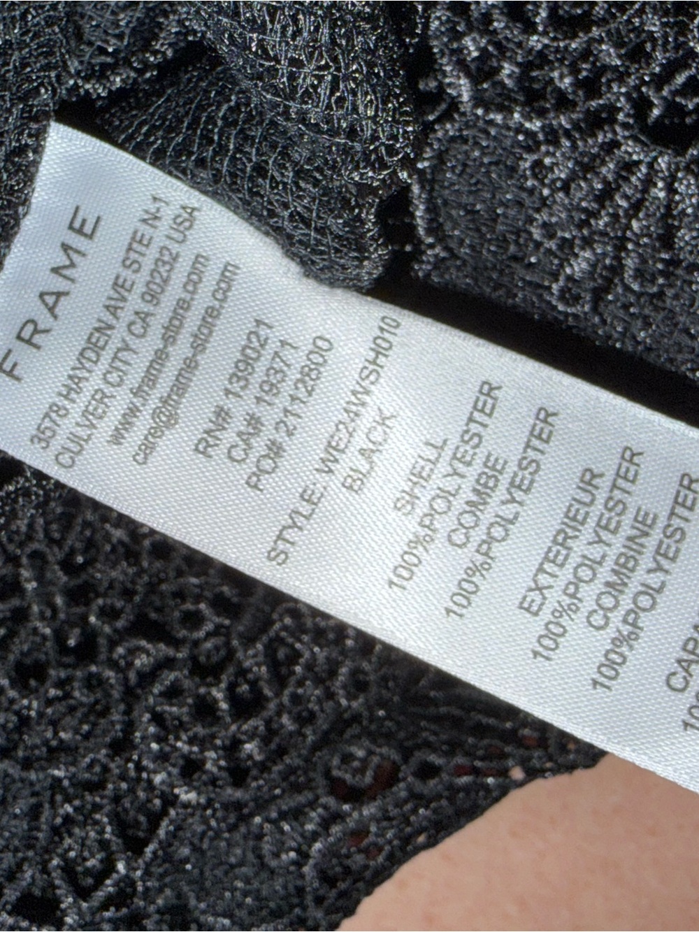 Frame Lace Button-Up Shirt NWT - Picture 11 of 12